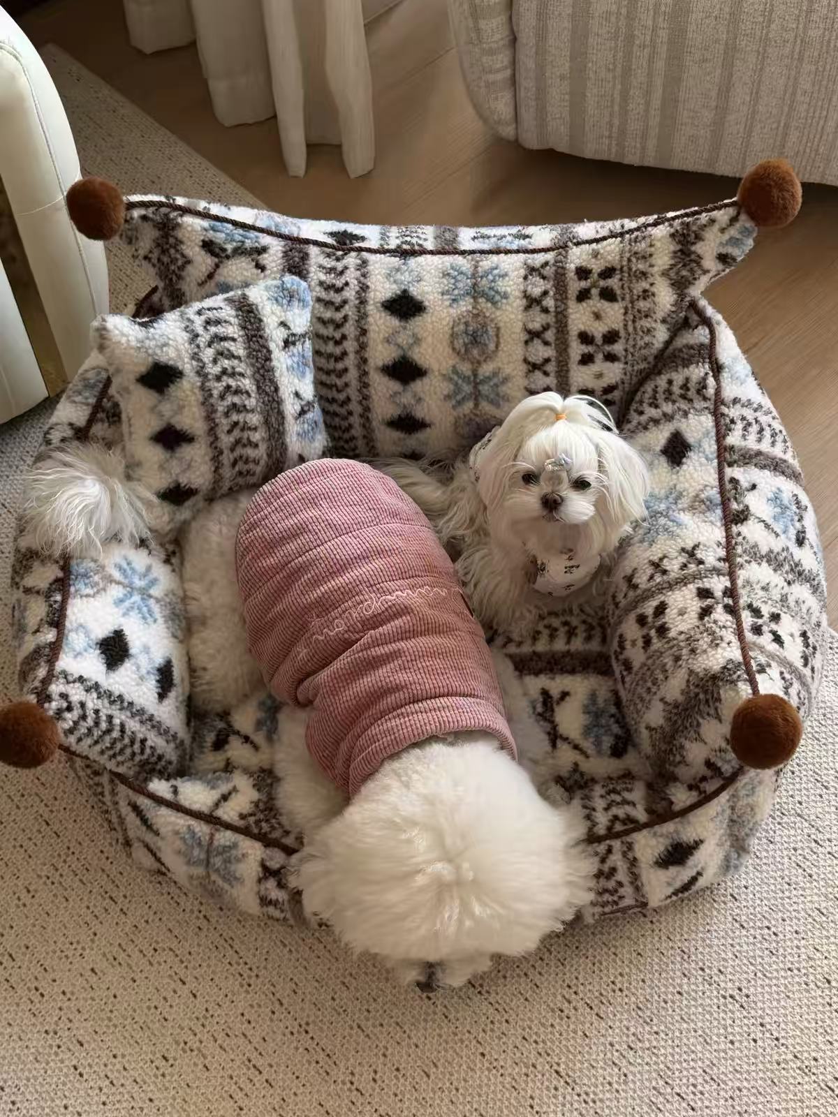 Pet dog kennel Genki Cat kennel winter warm four seasons universal cold cat house winter closed cat kennel pet cage new dog