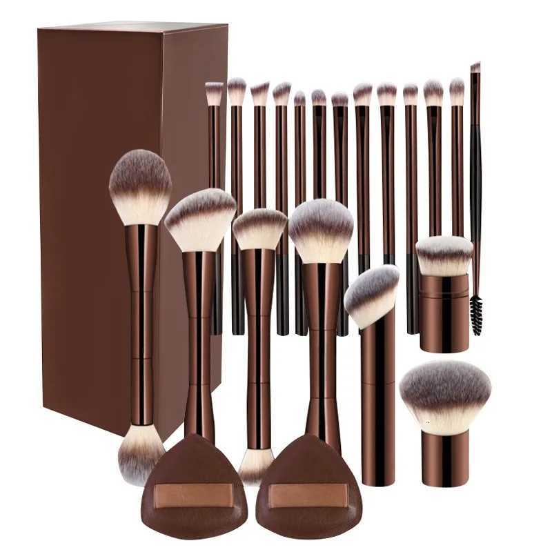 20-piece Makeup Brush Set Foundation Concealer Powder Eyeshadow Blush Brush Mushroom Head Blending Face Beauty Makeup Tools Z260408