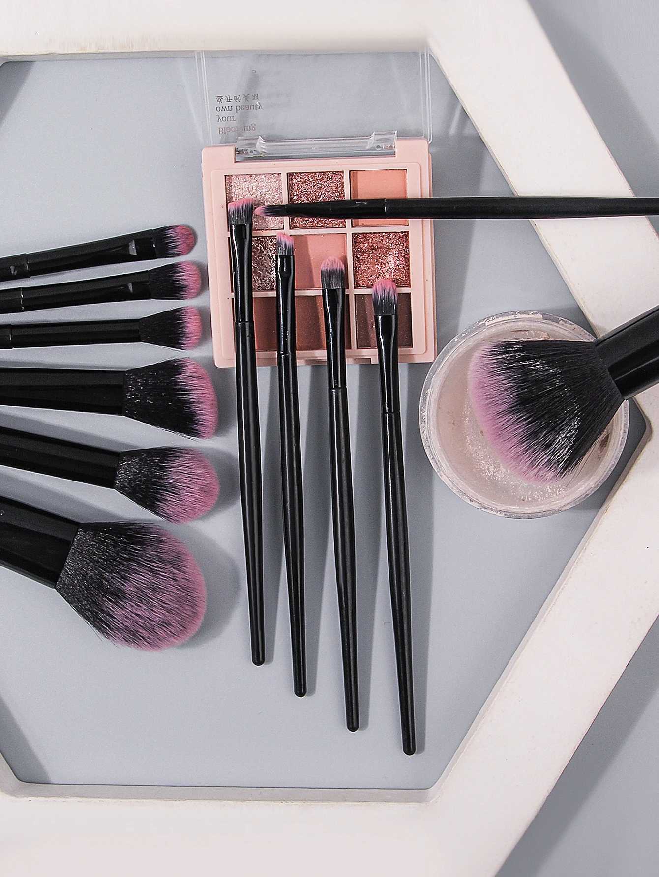 12/13/17pcs Makeup brushes set Professional High Quality Synthetic Hair Foundation Powder Contour Eyeshadow Makeup Brush Z260408