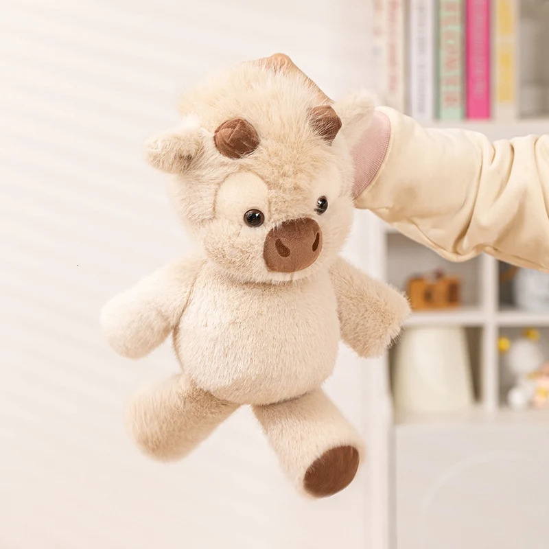 Adorable Highland Cattle Plush Toy 45cm Huggable Running Cow Stuffed Animal Made with Premium Soft Fabric Soothing Companion 260407