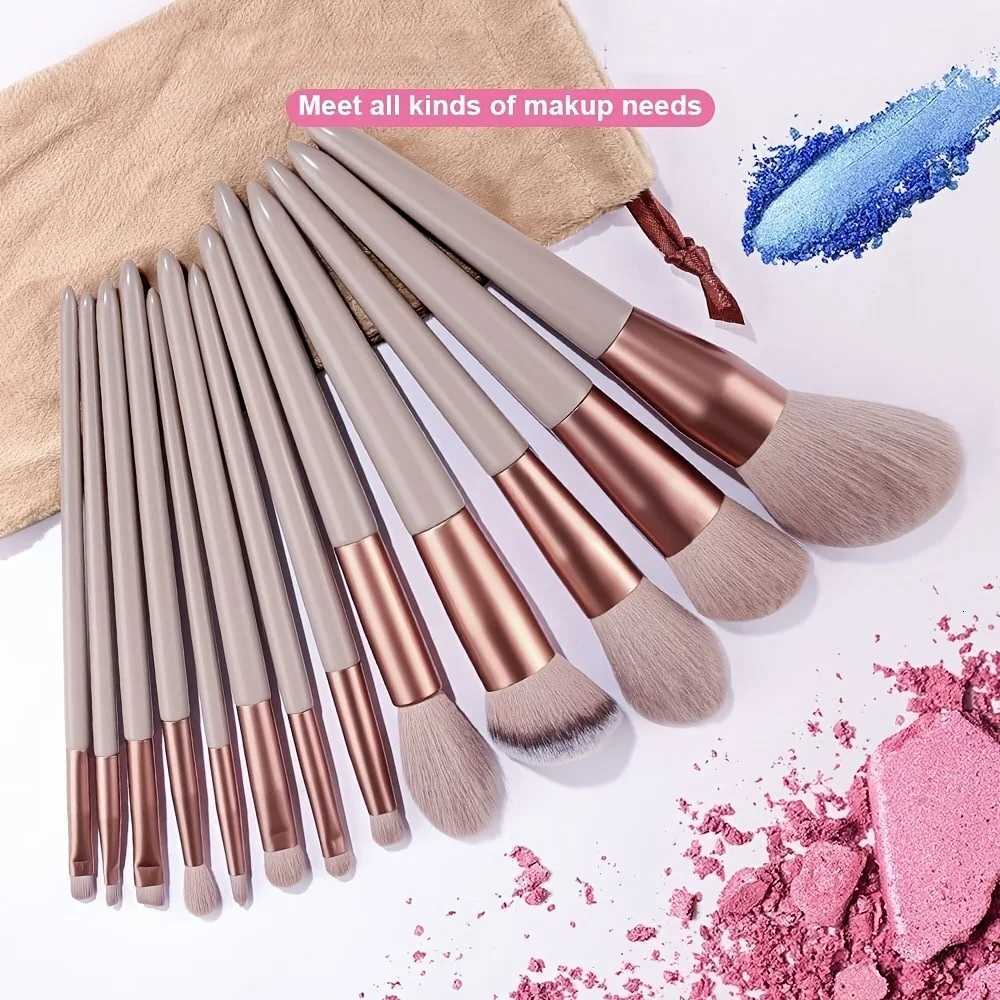 Professional Makeup Brush Set -Soft Brushes for Foundation/Powder/Eyeshadow - with Sponges Headband Travel-Friendly Birthday Z260408