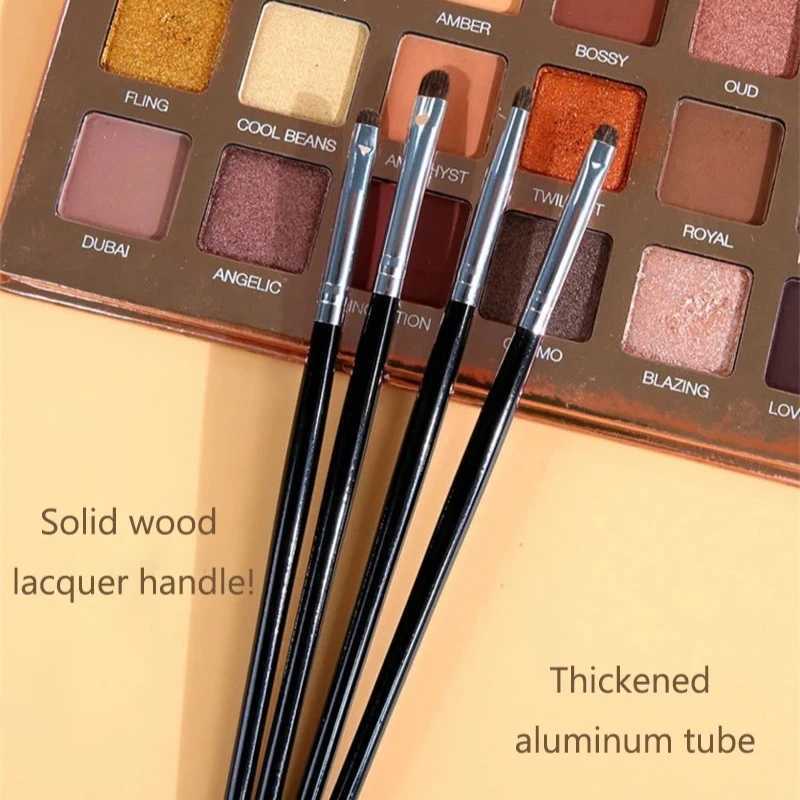 Small Angle Precise Detail Eyeshadow Brush Soft Horse Hair Eyelid Highlighter Lying Silkworm Brushes Eye Makeup Application Tool Z260408
