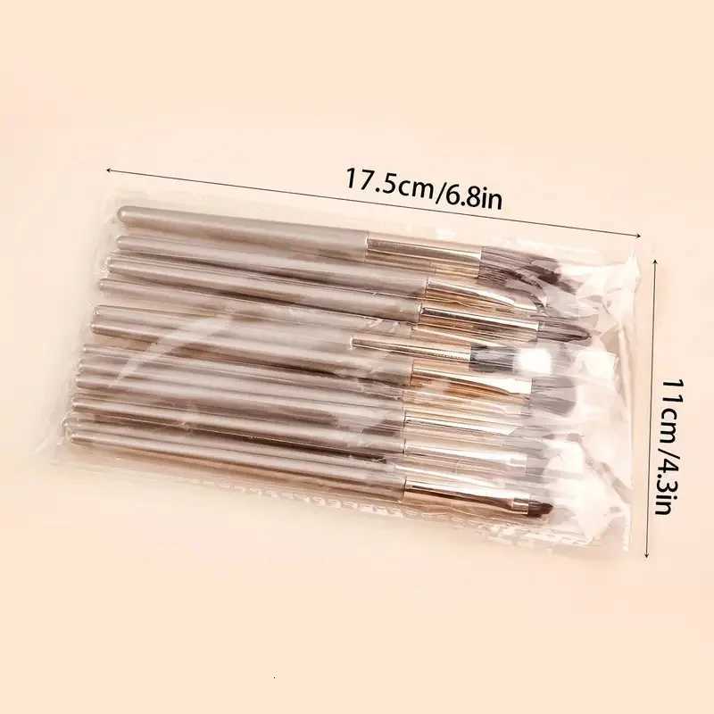 15pcs Makeup Brushes Set Soft Synthetic Eye Makeup Brush Set Blending Eyeshadow Eyeliner Crease Eyebrow Brightening Eye Brush Z260408