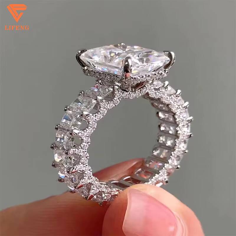 Fashion Design Hip Hop Stainless Steel Hug Ring Personality Couple Gold S925 Sterling Silver Ring for Women and Men