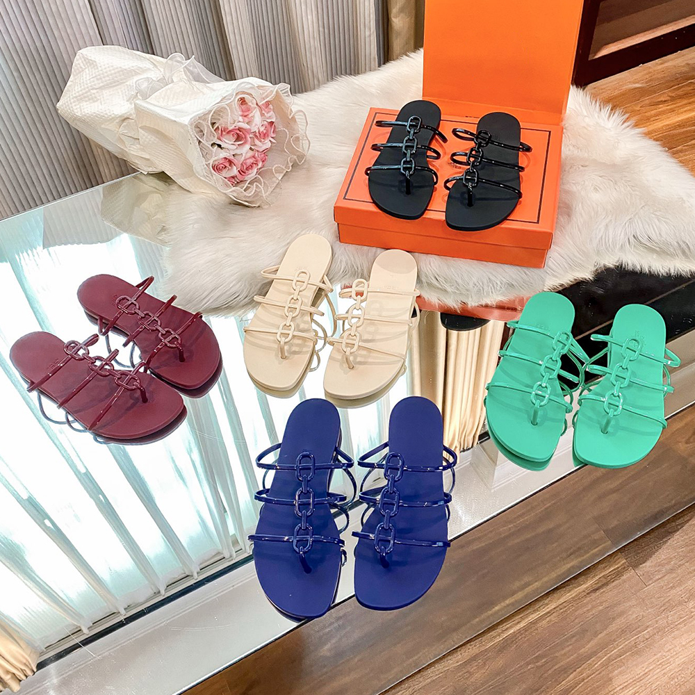 Womens slides mules designer sandals summer beach slippers woman luxury casual sandels mule flat fashion flops ladies sliders sandles