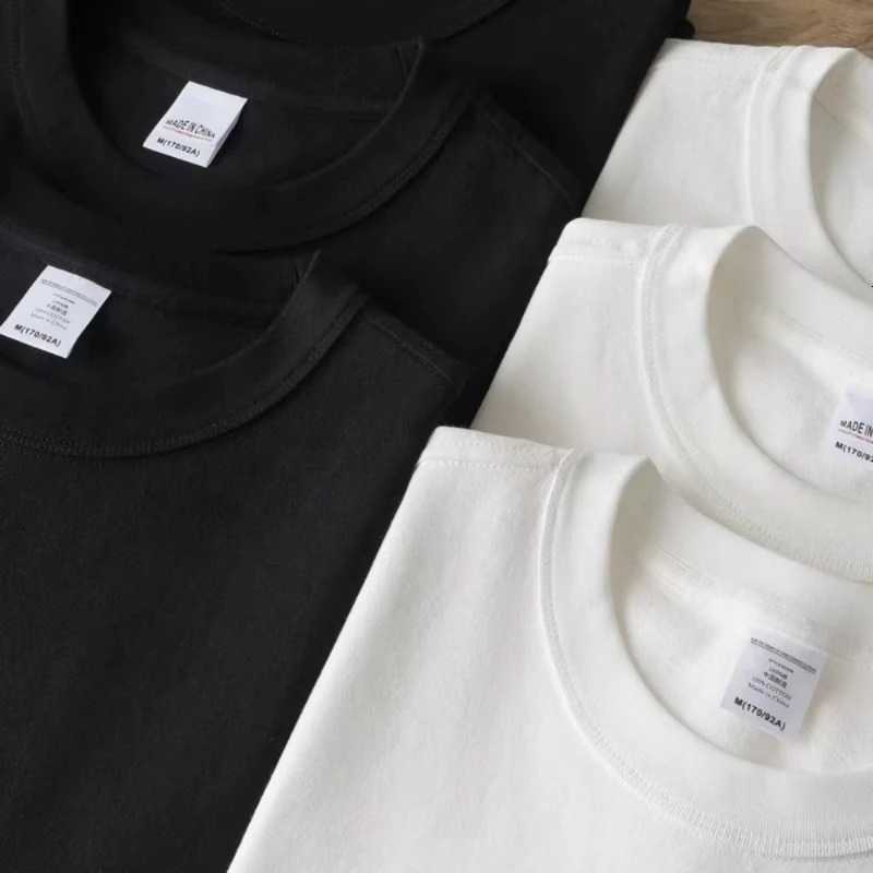 2025 Autumn Winter Letter Printing Mens Tshirt High Quality Cotton Unisex Street Wear Shortsleeved 260331
