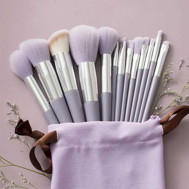 10-13Pcs New Makeup Brushes Set For Cosmetics Powder Foundation Blush Kabuki Blending Makeup Beauty Tools Brochas Maquillaje Z260408