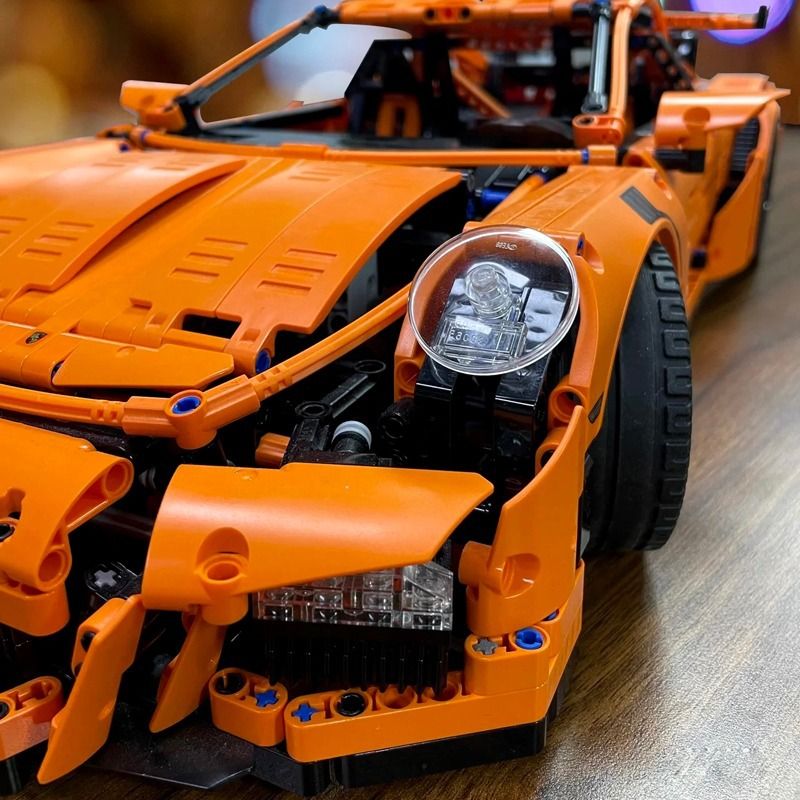 LEG0 42056 Porsche 911 GT3 RS 2700+ pieces standard bricks Supercar Model Toy High Difficulty Adult Educational Building Blocks Gift for Boys and Girl - view 5