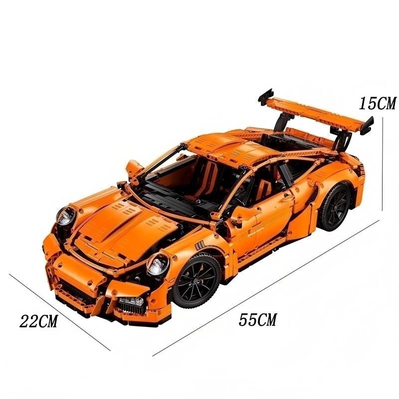 LEG0 42056 Porsche 911 GT3 RS 2700+ pieces standard bricks Supercar Model Toy High Difficulty Adult Educational Building Blocks Gift for Boys and Girl - view 3