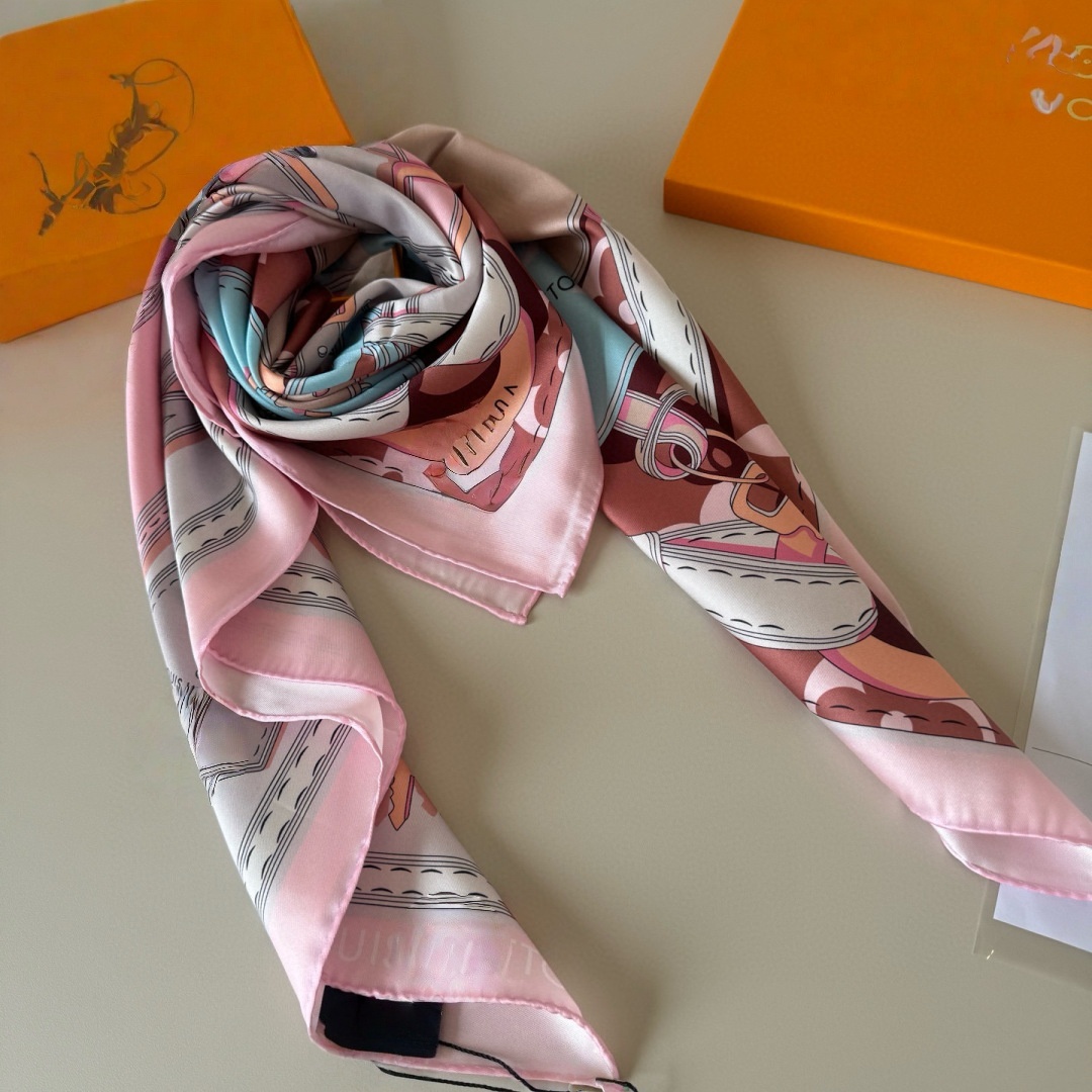 silk scarf Scarves Letter Print Silk Hair Scarf scarf for women Women Satin Neckerchief Female head scarf Wrist Foulard Shawl Wraps echarpe 70*70CM