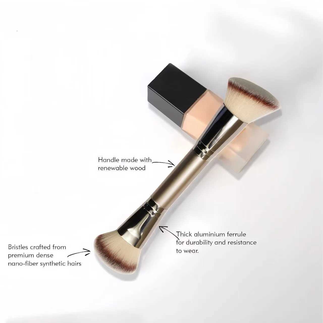 Dual-Ended Foundation Brush Double-Ended Powder Blush Concealer Brush Contour Makeup Brush Professional Z260408