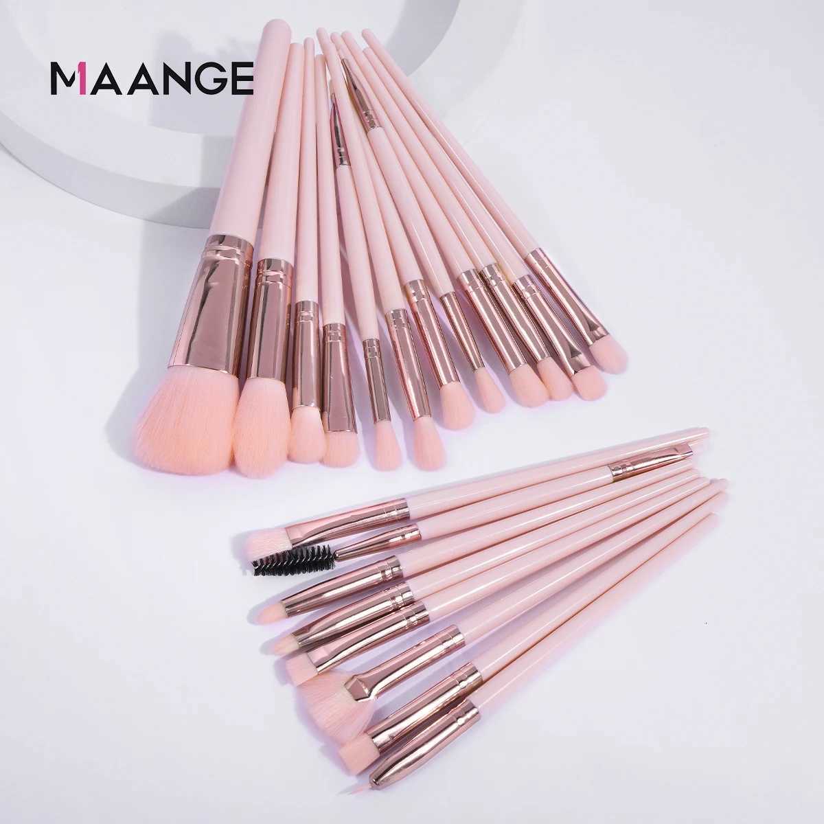 MAANGE 20pcs Makeup Brush Set Powder Brush Blusher Brush Concealer Brush Eyeshadow Brush Eyebrow Brush Blending Makeup Beauty Z260408