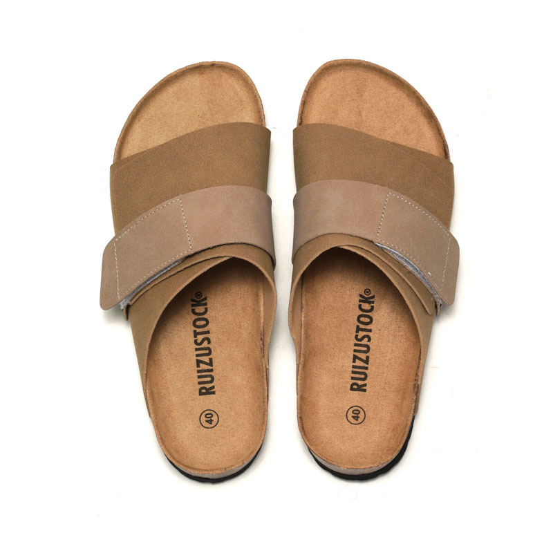 RUIZUSTOCK new Free delivery Slippers Fashionable Cork Bottom Sandals Cool Dragging Outdoor Leisure Non slip Beach Shoes