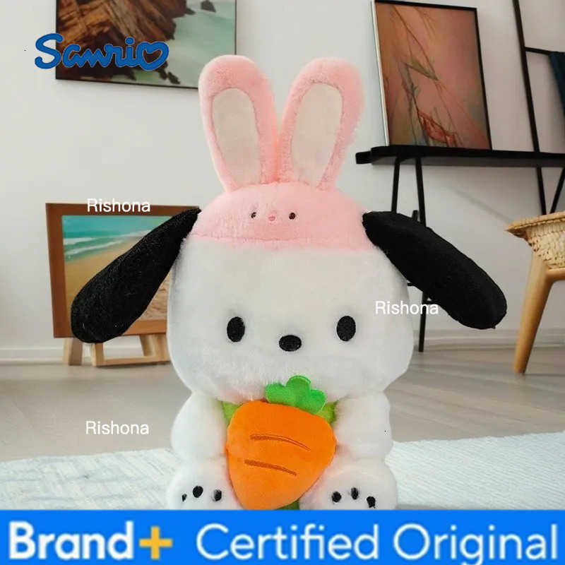 Sanrio 35-60cm Big Size Kawaii Pochacco Plush Toy Cartoon Cute Sleeping Companion Comfortable and Soft Birthday Gift Girl Toy H260408