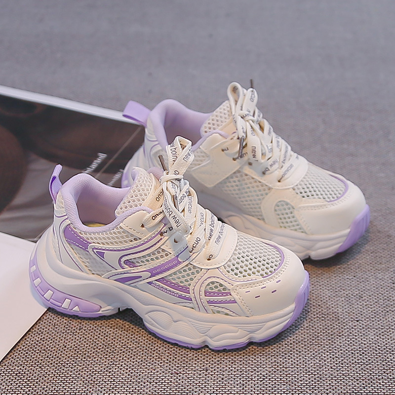 Kids Fashion Mesh Dad Sneakers Unisex Children Comfortable Breathable Athletic Walking Shoes for Outdoor School Daily for All Seasons Free shipping