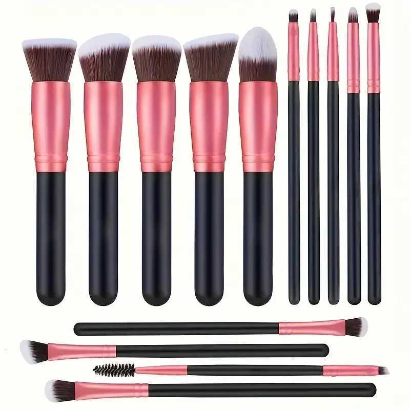 14PCS Makeup Brushes Set Professional Foundation Eye Shadow Concealers Blending Blush Brush Kabuki Soft Fluffy Women Beauty Tool Z260408