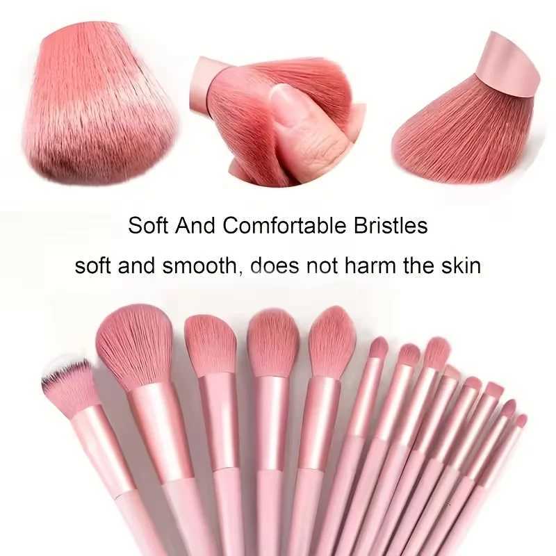 13pcs Makeup Brushes Ultra-soft Foundation Blush and Eyeshadow Brushes Suitable for Face and Eye Makeup for Girls Holiday Gifts Z260408