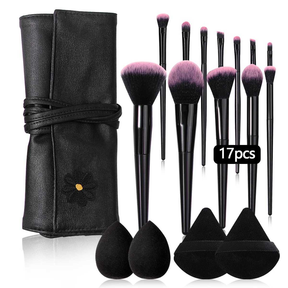 12/13/17pcs Makeup brushes set Professional High Quality Synthetic Hair Foundation Powder Contour Eyeshadow Makeup Brush Z260408
