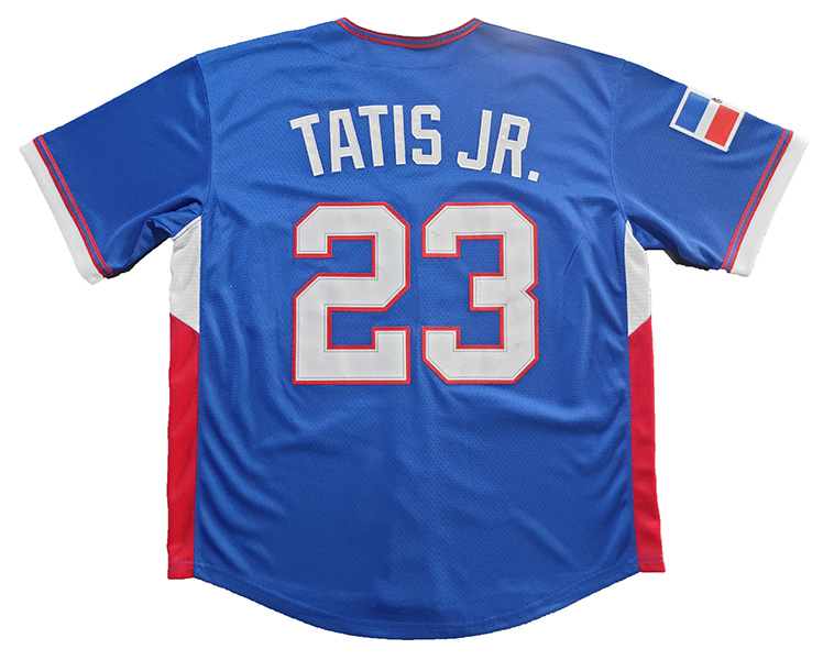 Mens 23 TATIS JR. 22 SOTO 2026 Dominican World Baseball Classic Jersey, Classic Baseball Shirt, Breathable Button Up Short Sleeve Baseball Collar Spor
