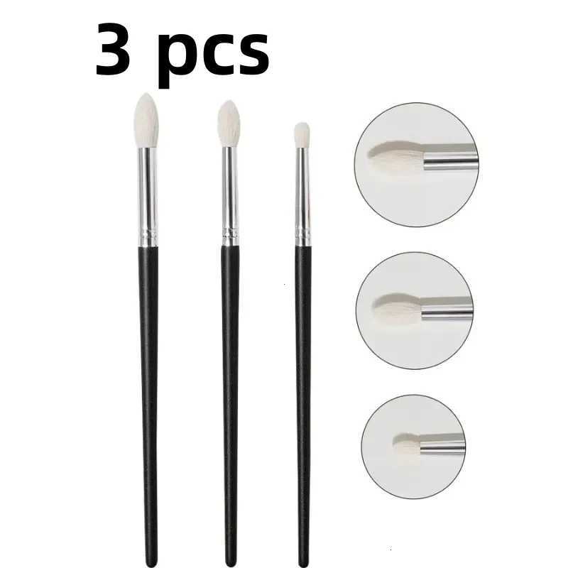 Shinedo 3 Pcs Goat Hair Tapered Crease Blending Brush Eyeshadow Make Up Cosmetic Kit Maquiagem Smudge EyeMakeup Brushes Z260408