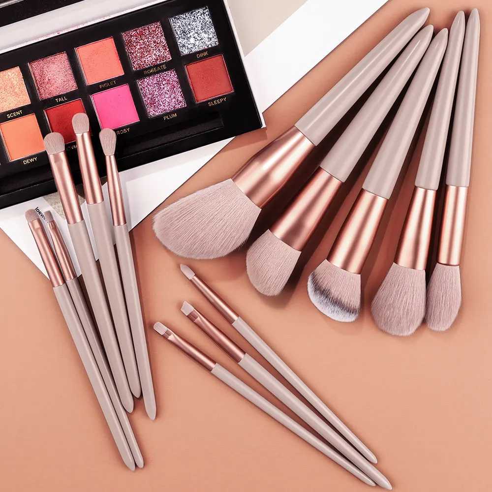 10-13Pcs New Makeup Brushes Set For Cosmetics Powder Foundation Blush Kabuki Blending Makeup Beauty Tools Brochas Maquillaje Z260408