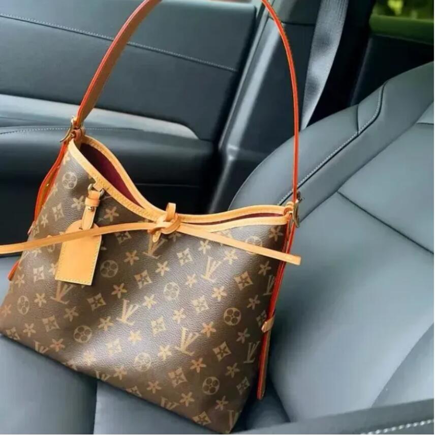 High quality Carryall Shoulder Bags Fashion MM PM Tote Bag Designer Womens Handbags Canvas Leather Vintage Carry All 2 In 1 Hobo With Wallet detachable shoulder strap