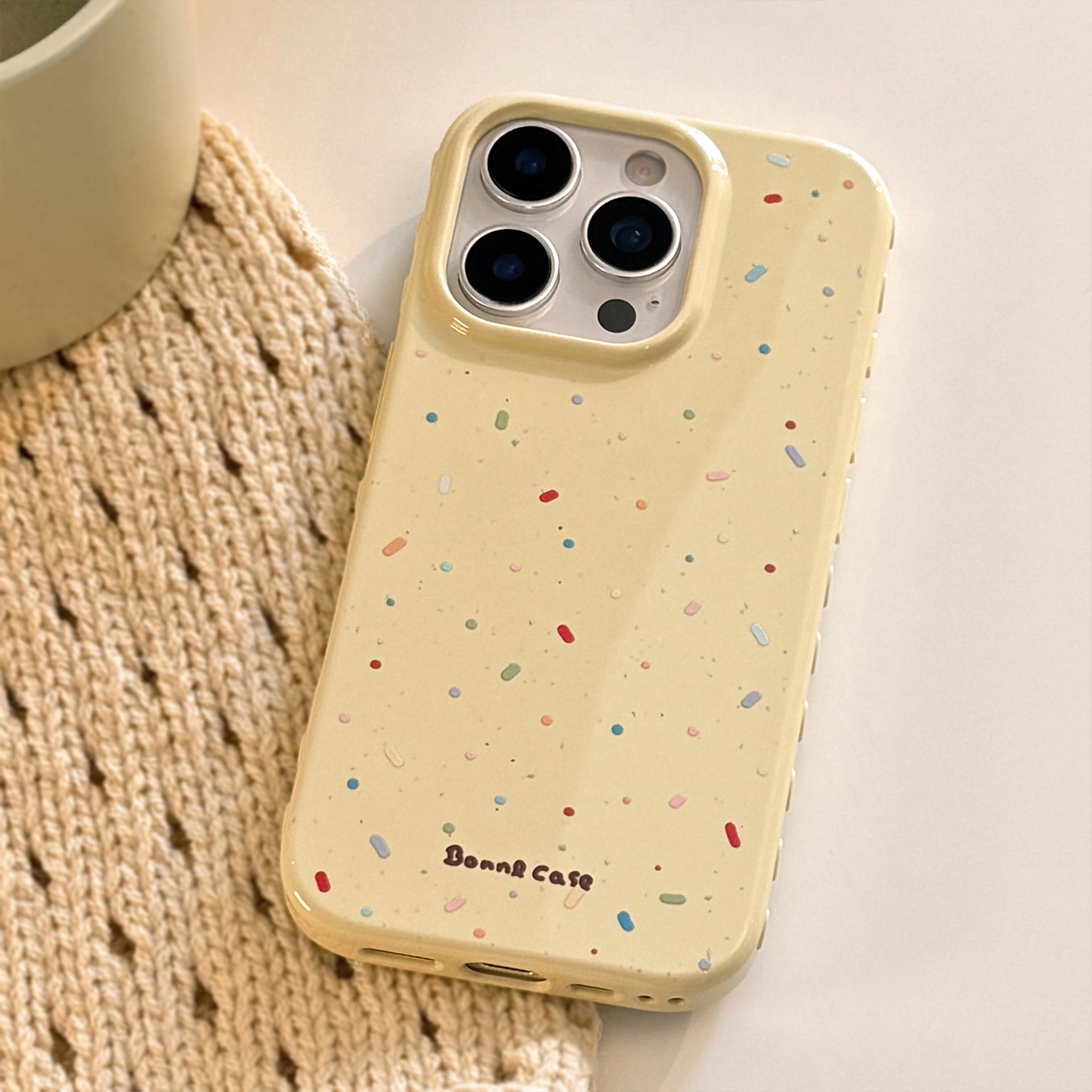 Candy Dot Ins Style Case for iPhone 17 Pro Max 16 Full Coverage Soft Cover