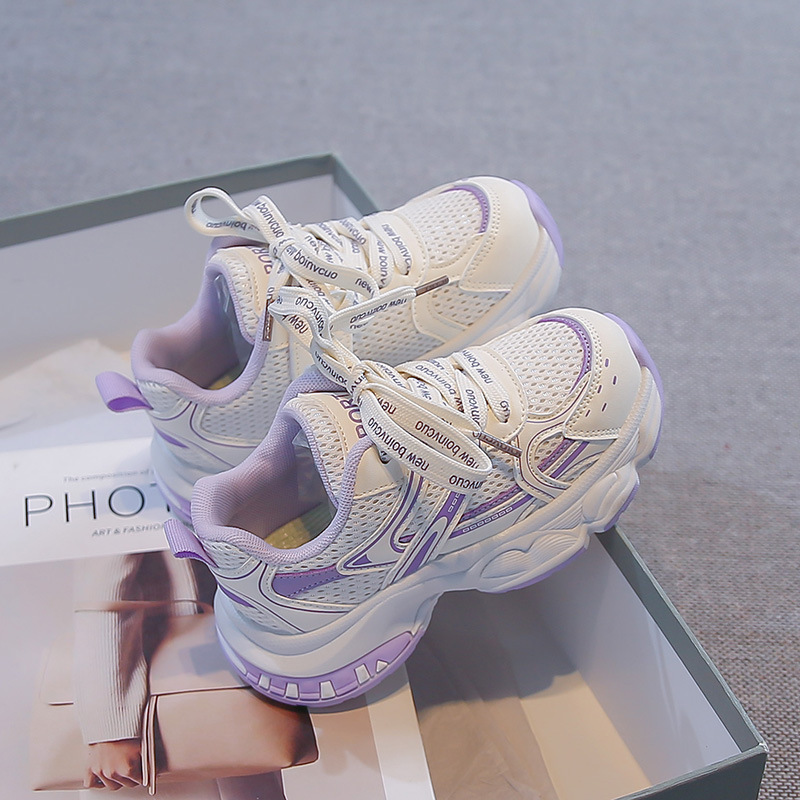 Kids Trendy Platform Sneakers Unisex Children Soft Sole Casual Dad Shoes for Lightweight Walking Boys Girls School Outdoor Daily Wear Free shipping