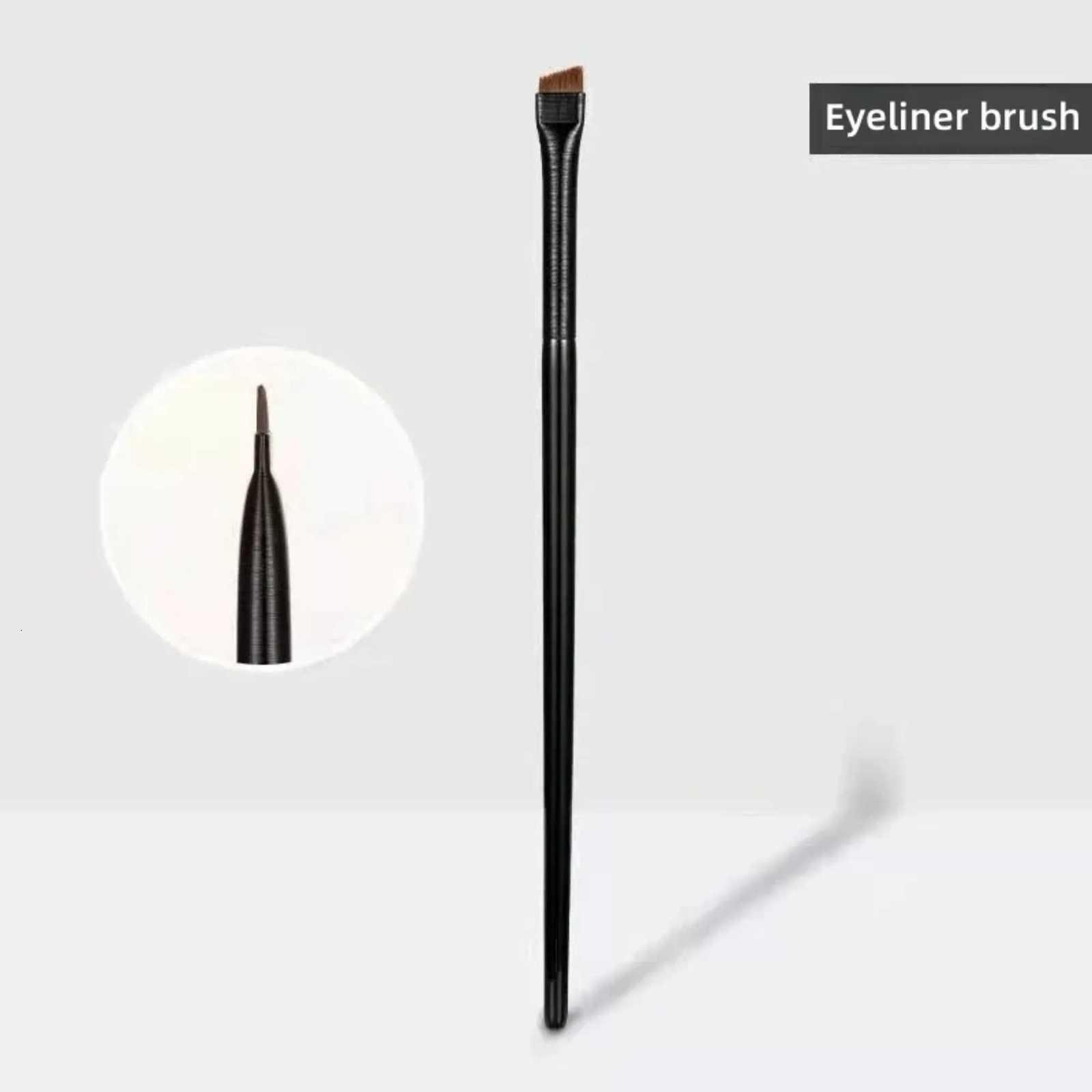 New 1pcs Eyebrow Contour Brush Blade Eyeliner Brush Portable Small Angle Horizontal Silkworm Brush Female Makeup Tool Z260408