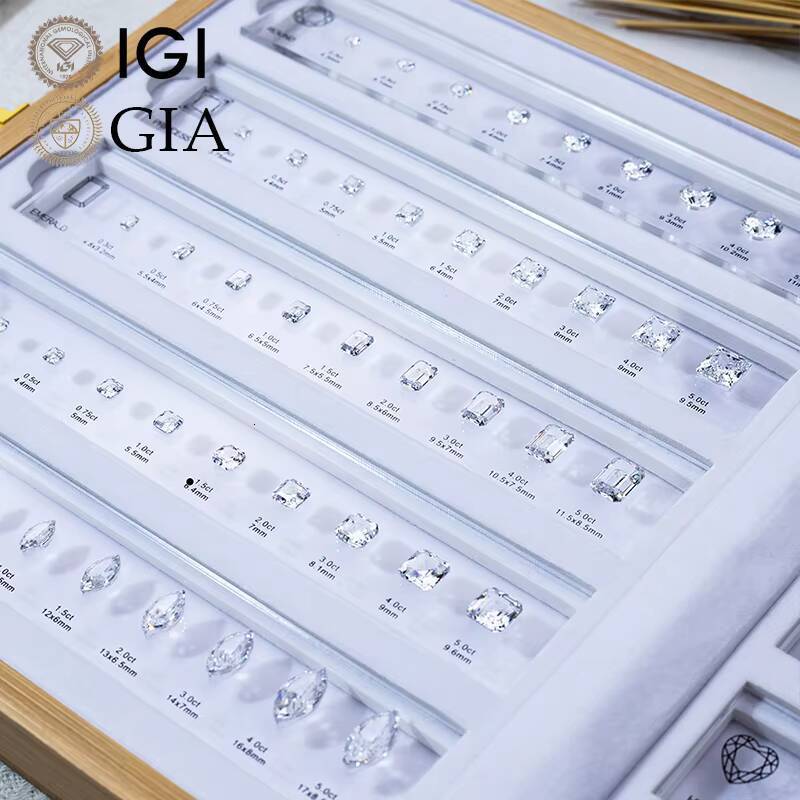 Mishang IGI Certified Fancy Loose Lab Created Diamond OEM ODM CVD HPHT Wholesale Excellent Cut Loose Lab Grown Diamond