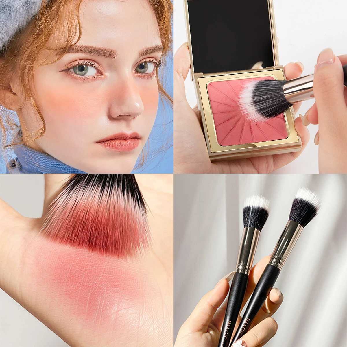 IMAGIC Single Blush Brush Loose Powder Contouring Highlighter Brush Soft Fiber Hair Make Up Tool Professional Beauty Brushes Z260408