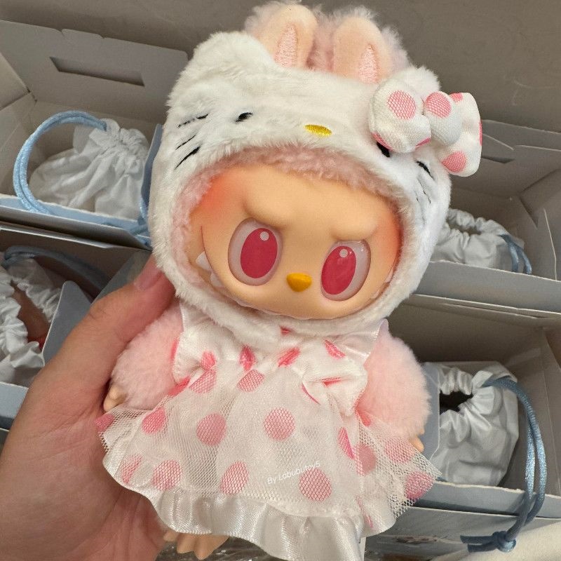 THE MONSTERS Labubu Secret Edition CLASSIC HELLO KITTY Hello Kitty and Friends Series Vinyl Plush Pendant Blind Box Cute Collectible Toy YIZHIXING