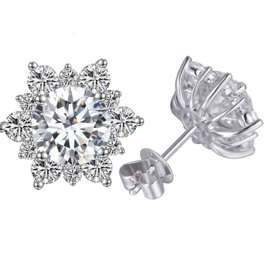 Lab Grown Diamond 18k Gold Custom Earrings Jewelry Custom Stud Earrings Jewelry