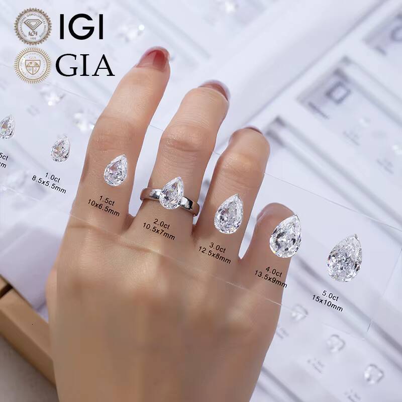 Mishang IGI Certified Fancy Loose Lab Created Diamond OEM ODM CVD HPHT Wholesale Excellent Cut Loose Lab Grown Diamond