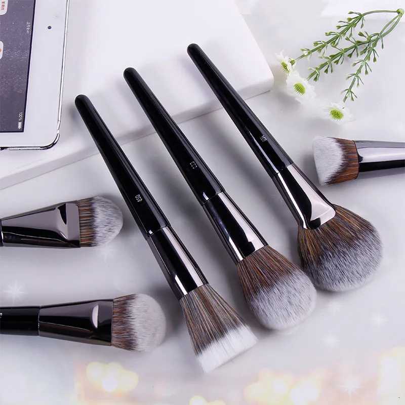 1pc Angled Foundation Makeup brushes Fan Powder Make up brushes 3D Bronzer Blusher stippling brush Eyeshadow Concealer Eyebrow Z260408