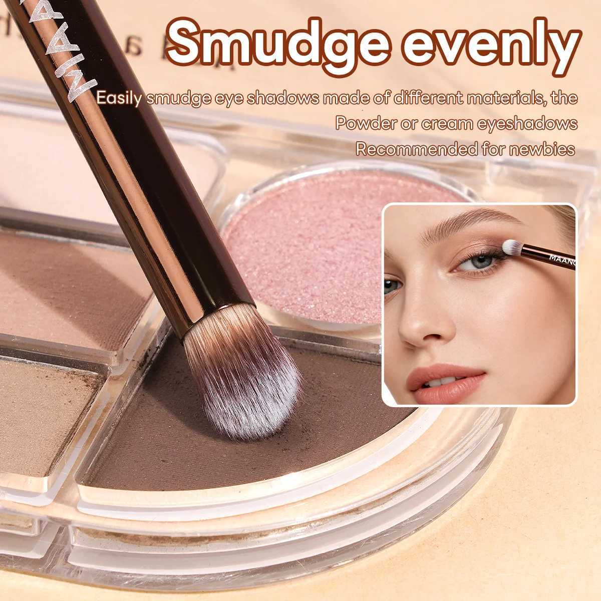 MAANGE 9Pcs Makeup Brushes Foundation Brush Contour Concealer Eyeshadow Brushes Multi Functional Mixing Liquid Cream Cosmetics Z260408