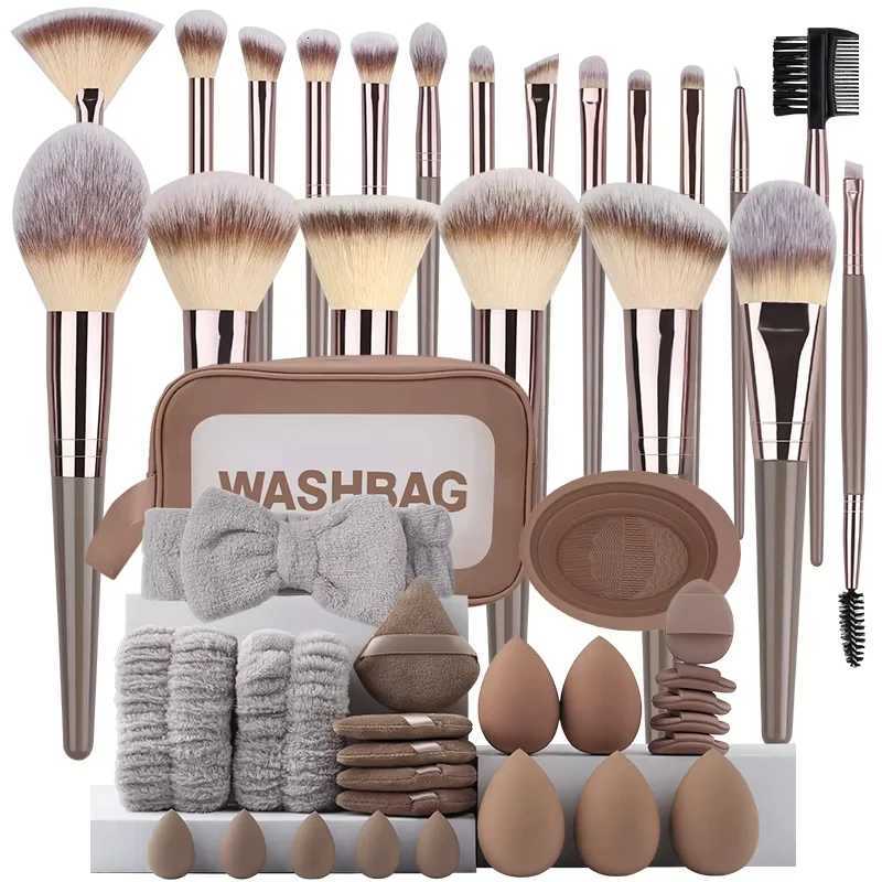Professional 3-20PCS Makeup Brushes Set Soft Fluffy Foundation Eyeshadow Concealer Blending Blush Brush Kabuki Women Beauty Tool Z260408