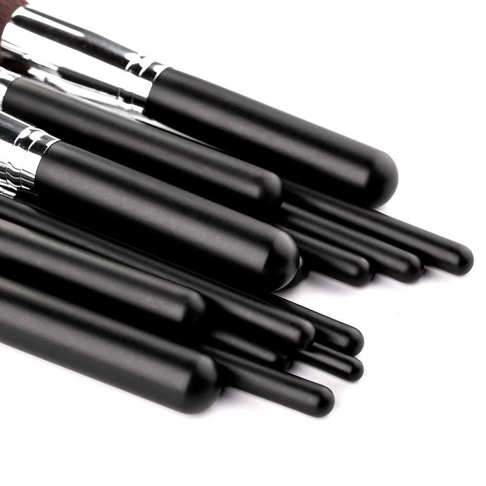 15pcs Professional Make-up Brushes Set Makeup Power Brush Make Up Beauty Tools Soft Synthetic Hair With Leather Case Z260408