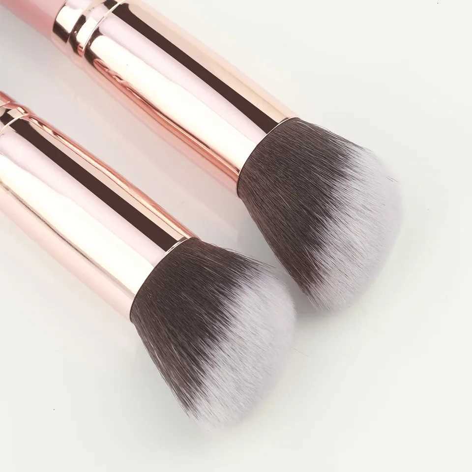 Single Angled/Flat Foundation Brush Dense Skin-Friendly Beginner-Friendly Multi-Use Brush for Foundation Blush Contour Z260408