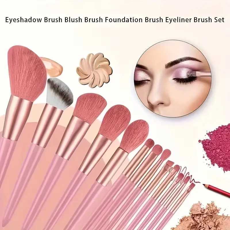 13pcs Makeup Brushes Ultra-soft Foundation Blush and Eyeshadow Brushes Suitable for Face and Eye Makeup for Girls Holiday Gifts Z260408