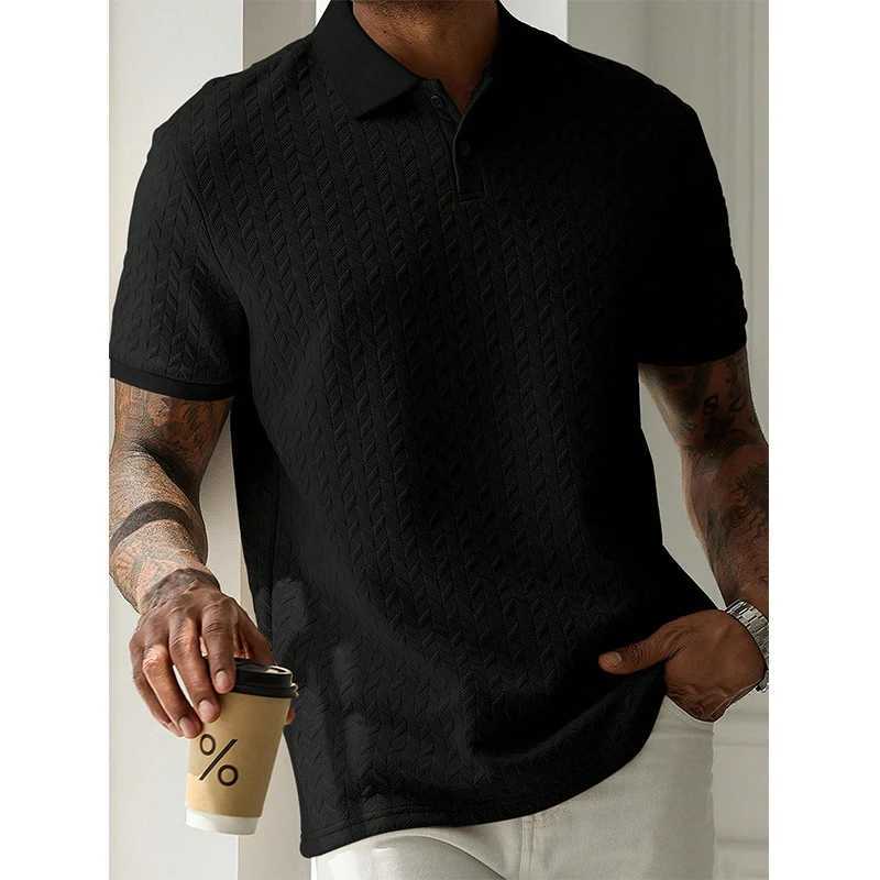Mens Polo Shirt Summer Short Sleeve Male Polos Streetwear Man Tops Solid Color Poloshirt Brand Breathable Male Polo Shirts MenT260408