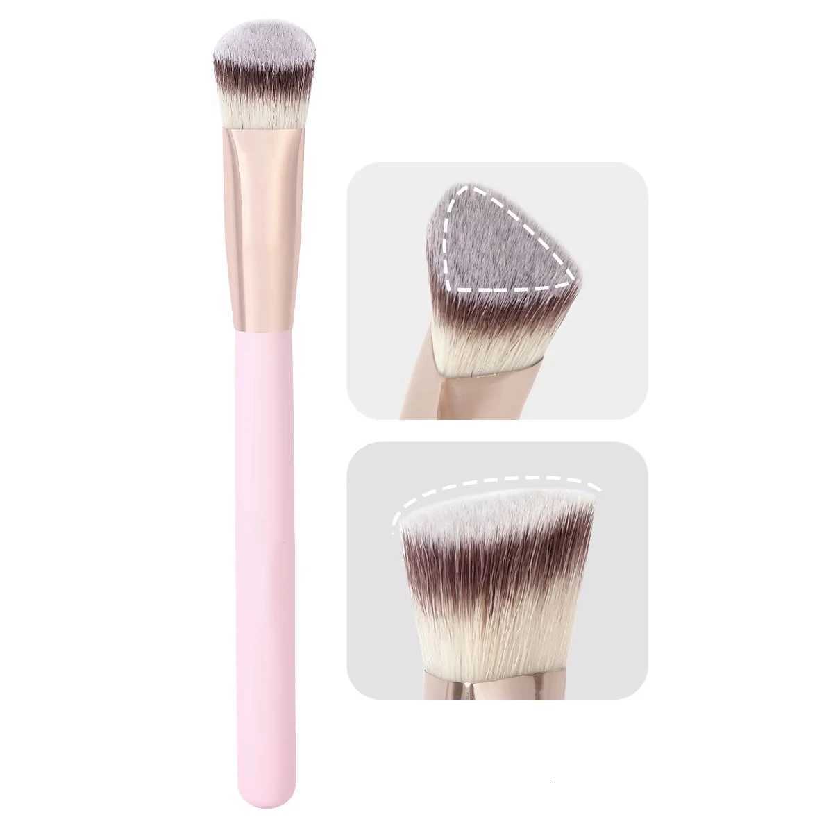Under Eye Concealer Makeup Brush Triangle Foundation Brush for Liquid Cream Blending Concealing Cosmetic Makeup Tools Z260408