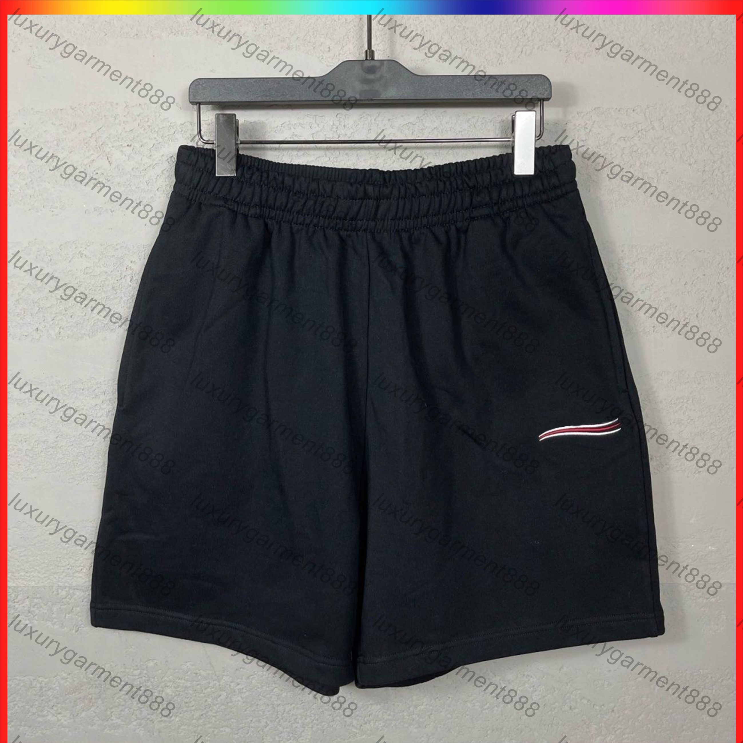 25ss New Summer Mens Plus Size Designer Shorts Europe France Top Sell Luxury swim shorts Embroidered Letter Shorts T shirt Paris Fashion Street Women Loose Casual Tee