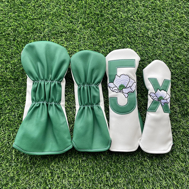 Numbers Golf Club 1 3 5 Wood Headcovers Driver Fairway Woods Cover PU Leather High quality Putter Head Covers 260408