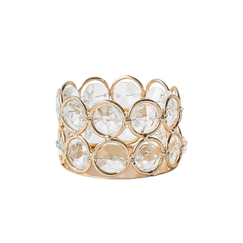 Crystal Tea Light Cup European Style Creative Aromatherapy Candle Holder Wedding Hall Decoration Atmosphere Ornament For Home