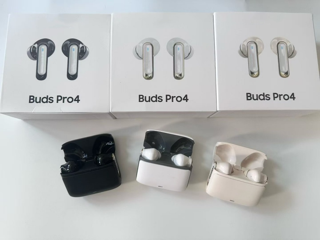 New Bud 4 Pro ANC True Wireless Earbuds Bluetooth Headphone HiFi Sound Low Latency Noise Cancelling Earphone for Smartphone