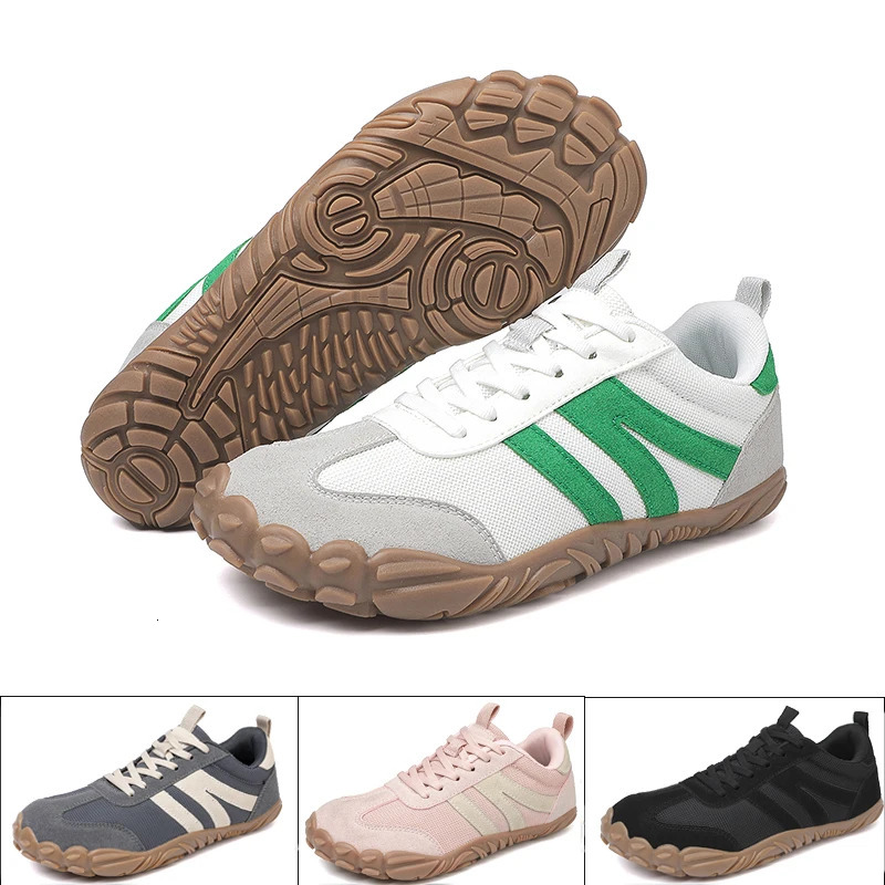 2026 Wide Toe Barefoot Shoes Mens Womens Zero Drop Minimalist Sneakers Retro Outdoor Non Slip Walking Shoes Casual Sneaker 260409