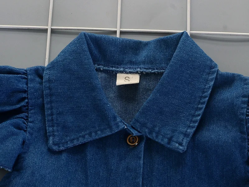 IENENS Toddler Girl Dress Baby Jeans Clothes Infant Cotton Soft Denim Dresses Kids Sleeveless Clothing Fit 1-4 Years 260408