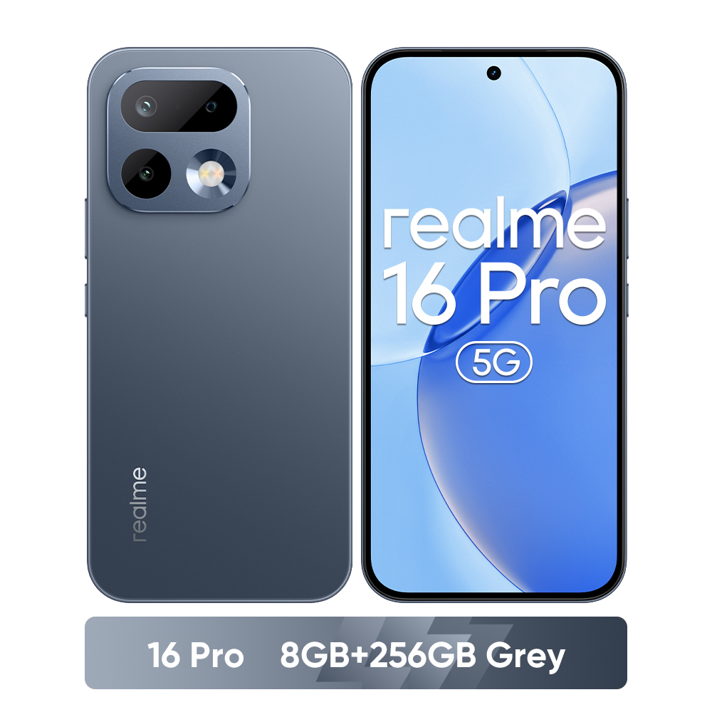 realme 16 Pro NFC Smartphone 6.78" 144Hz AMOLED Display Dimensity 7300-Max 5G Chipset 200MP Main Camera 50MP Selfie Camera IP69 Pro