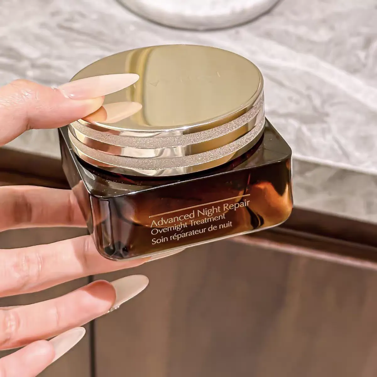 Big Brown Pot Advanced Night Repair Overnight Treatment Essence Cream Film 65ml Moisturizing Repairing Soothing